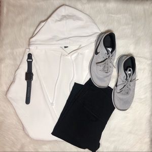 Forever 21 white workout hoodie🤍